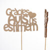 PICK DE MADERA CON LETRAS O NUMEROS A ESCOGER - Imagen 5